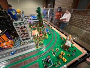 NUTLUG LEGO® Display at Hostler's Model Railroad Festival.